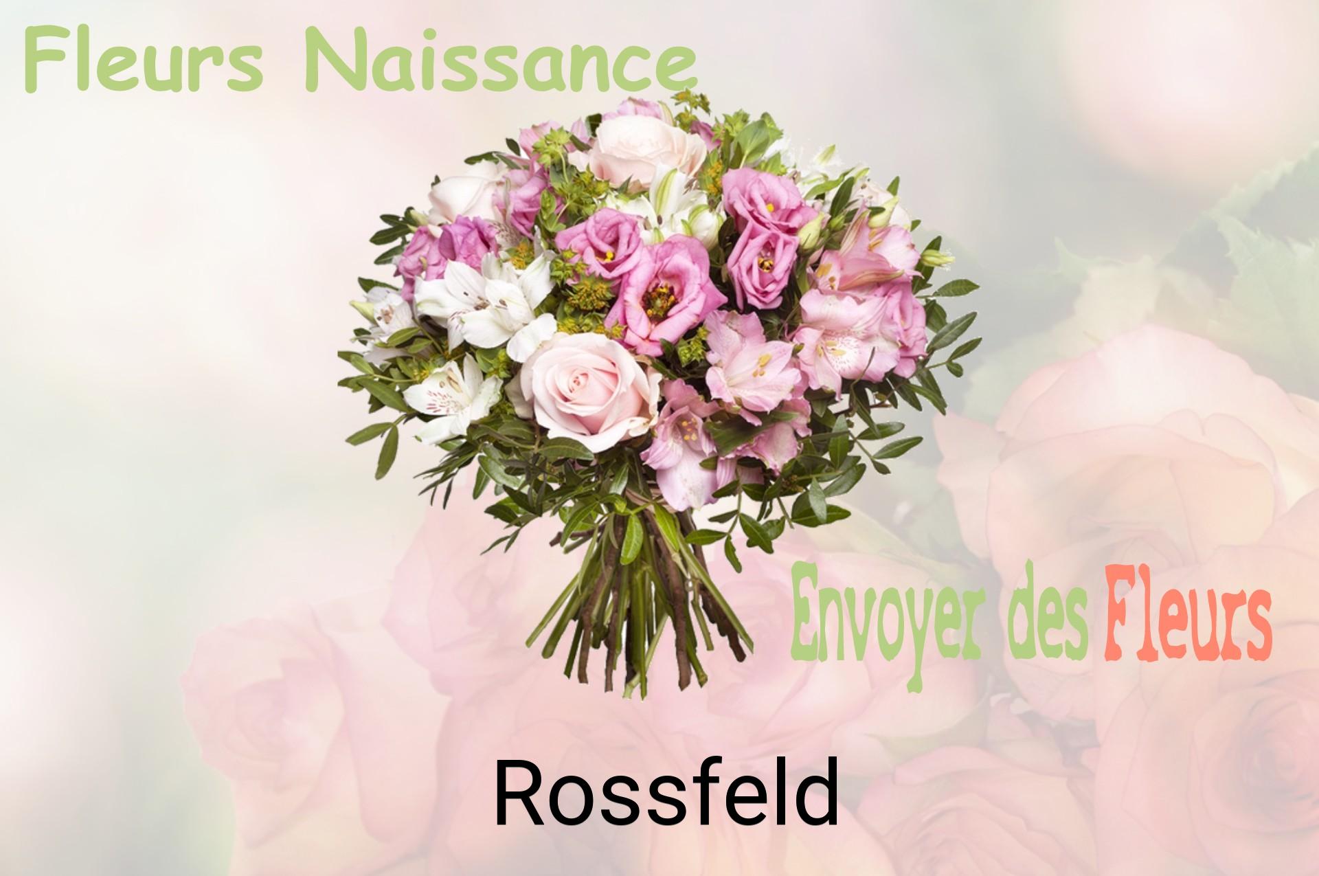 Bouquet de fleurs de naissance livré à Rossfeld